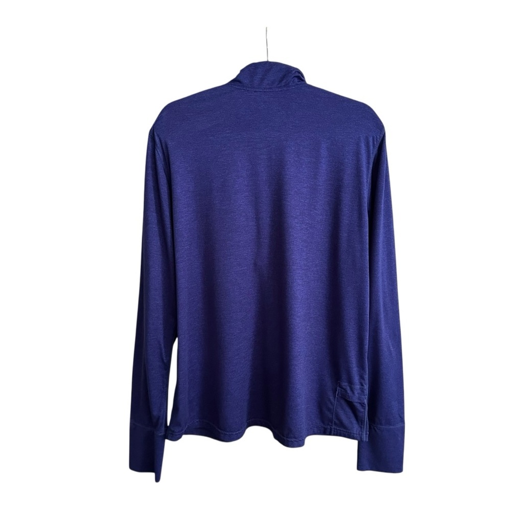 BROOKS Run Happy‎ Men’s Half Zip Running Shirt Blue Performance Pullover Large - Picture 3 of 14